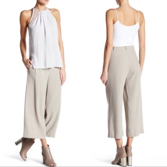 Halston Heritage Pants - Halston heritage culotte flint trouser size 6